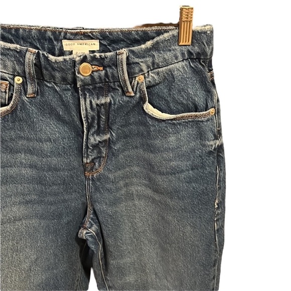 GOOD AMERICAN Good Vintage Straight Ripped /Destroyed Jeans Size 8 / 29 - Picture 5 of 9